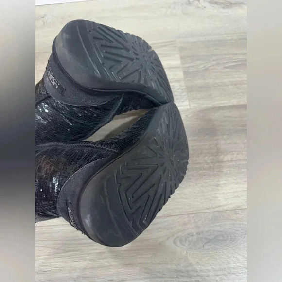 Ugg Australia Glitter Sequin Boot Black Size 8 - Picture 8 of 10